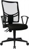Bürodrehstuhl schwarz Lehnen-H.620mm Sitz-H.380-500mm o.Armlehnen
