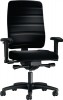 Bürodrehstuhl schwarz m.Synchronmechanik Sitzh.420-550mm o.Armlehnen