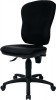 Bürodrehstuhl schwarz m.permanentkontakttechnik Sitzhöhe 420-550mm o.Armlehnen