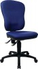 Bürodrehstuhl royalblau m.permanentkontakttechnik Sitzhöhe 420-550mm o.Armlehnen