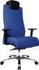 Bürodrehstuhl blau m.Punkt-Synchron-Mechanik Sitzh.440-520 m.Armlehnen 150kg