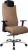 Bürodrehstuhl beige m.Punkt-Synchron-Mechanik Sitzh.440-520 m.Armlehnen 150kg