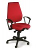 Bürodrehstuhl rot m.Punktsynchrontechnik Gestell schwarz Sitzhöhe 420-550mm