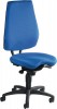 Bürodrehstuhl royalblau m.Punktsynchrontechnik Gestell schwarz Sitz-H.420-550mm