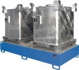 Auffangwanne f.Container/Fäßer B2650xT1300xH435mm Volumen 1000l lichtblau