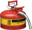 Sicherheitsverteilerbehälter f.brennbare Flüssigkeiten 19l Stahlblech rot
