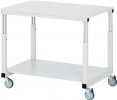 Tischwagen 1 Ladefläche B1000xT700xH650-1000mm Trgf. 150kg f. Arbeitsplatzsystem