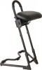 Stehhilfe Sitz Kunstleder schwarz Sitzhöhe 610-860mm mit Transportrollen