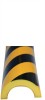 Schutzprofil Rohrschutz Typ R50 gelb-schwarz L.1000mm selbstklebend