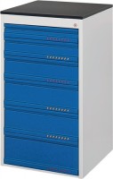 Schubladenschrank H1030xB580xT650 1x90/ 1x120/150/ 2x180 1x210 grau/blau EA 75kg