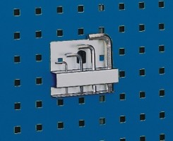 Inbussschlüsselhalter m.10 Aufnahmen B.115mm D.2-12mmf. Lochplatten Bott