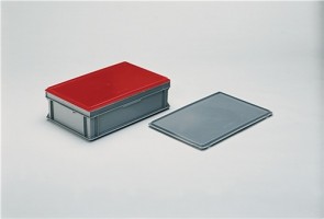 Auflagedeckel grau für Lagerbehälter L600xB400mm