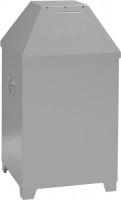 Abfallbehälter 80l H660/870xB450xT450mm weißaluminium Behälter m.Auszug