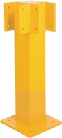 Pfosten f. Sicherheitsgeländer gelb H.500 mm Eckpfosten f.1 Balken f. Außen