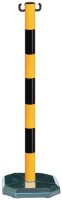 Sperrpfosten Ku. ohne Befüllung schwarz/gelb D.48xH900mm Gewicht 0,8 kg mobil