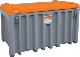 Werkzeugbox 400 l grau/orange PE L1200xB790xH750mm Tragfähigkeit 250 kg