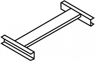 Pendelstange f.Rollladenschrank B.1200xT420mm System Zippel