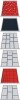 Schubladen-Unterteilung 107-teilig f. 6 Schubladen f. Schrank H1019xB705xT736mm