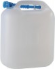 Wasserkanister 20l PE natur H445xB415xT180mm m.Auslaufrohr Einfüllöffnung-D.29mm