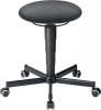 Drehhocker m.Rollen Supertec-Gewebe Sitz-H.460-630mm Sitz-D.400mm BIMOS