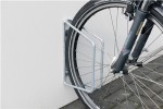 Fahrradklemmbügel 1er 45Grad verz. H.350xB.68xT.220mm Wandbefestigung