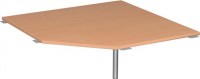 Fünfeckplatte H680-820xB1225xT1225mm 90 Grad Buche