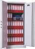 Dokumentenschrank H1950xB950xT550mm 2 Türen 4 Böden lichtgrau