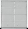 Schubladen-U.-Material f.Front-H.90/150 1/2 Teilung f.Werkbank