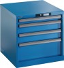 Schubladenschrank H533xB564xT725 1x50 2x100 1x200 lichtblau VA.75kg CodeLock