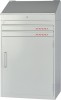 Mehrzweckschrank H1265xB700xT500mm m.Pultaufsatz anthrazitgrau/taubenblau