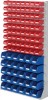 Stellwand 1seitig lichtgrau H1790xB1000xT240mm 5Schlitzplatten Gr.6/30-7/72-8