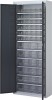 Flügeltürenschrank H1740xB680xT280mm 24xMK4 36xMK5 transp. grau/anthr.grau