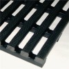 Arbeitsplatz-Bodenbelag Matte feine Struktur schwarz B.1200xH.12,5 PVC