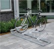 Fahrradbügelparker 8er verz.90 Grad hoch/tief L.1600mm zweiseit. Reifen-B.53