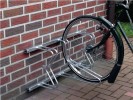 Fahrradklemmbügel 2er verz.90 Grad Wandbefestigung f.Reifenbreite 43 u. 53 mm