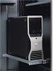 Computerschrank H1770xB755xT600mm grau/anth. m.Stecker/Lüfter
