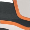 Arbeitsdrehstuhl Neon m.Rollen orange Sitz-H450-620mm Permanentkontakt
