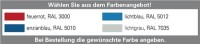 Schiebetürenschrank H1000xB2000xT400 Trennwand 4 Böden 80kg Sichtfenst. Farbwahl