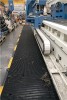Arbeitsplatz-Bodenbelag Matte feine Struktur schwarz B.1000xH.12,5 PVC