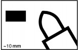 Pastenmarker EDDING 950 weiss permanent Rundspitze Strich-B.10mm