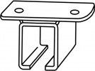 Deckenbefestigung f.C-Profil 40x40mm verz.